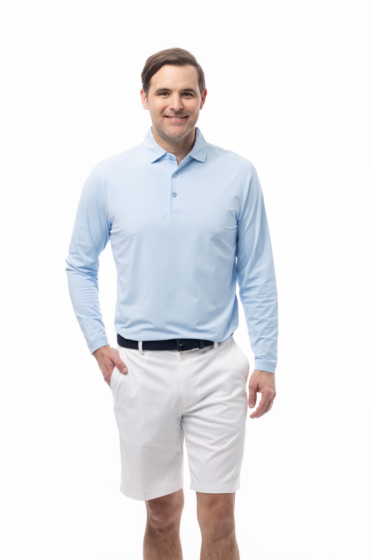 SOLAIRCOOL LONGSLEEVE POLO - CSTL