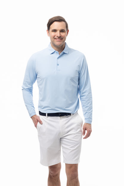 SOLAIRCOOL LONGSLEEVE POLO - CSTL