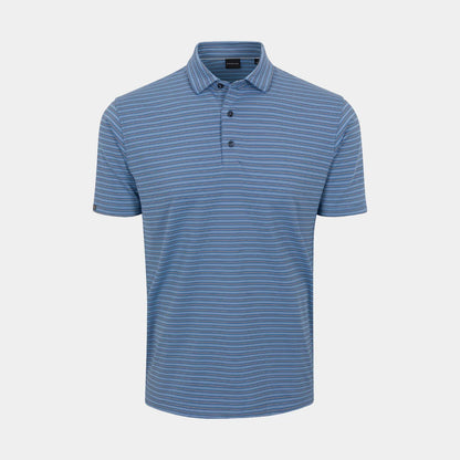 Milwick Ventilated Performance Polo - Marina Blue/Halo