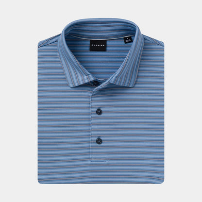 Milwick Ventilated Performance Polo - Marina Blue/Halo