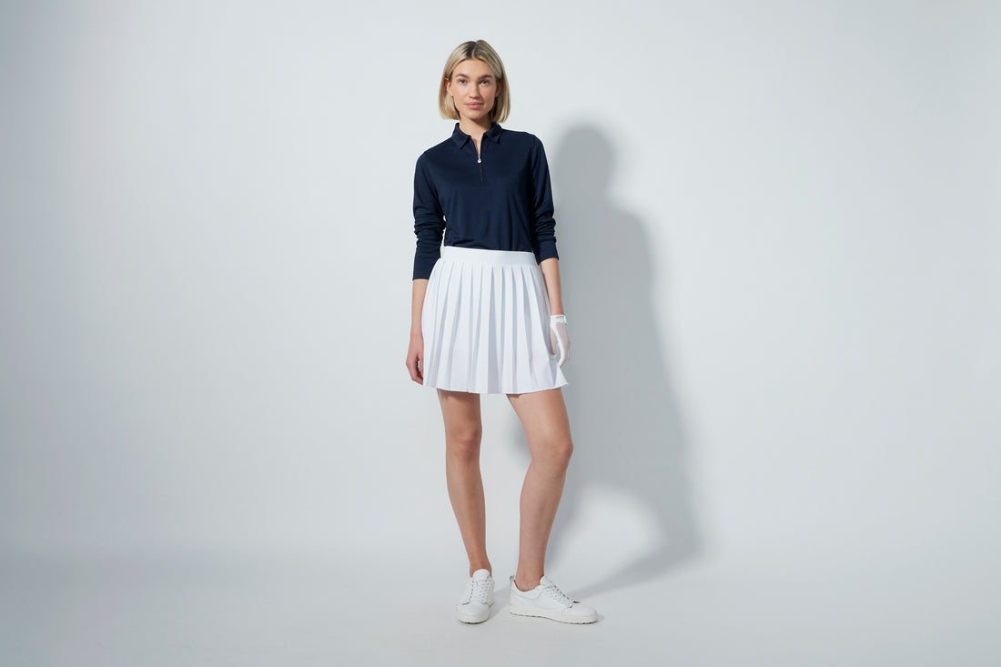 PLEATED SKORT 45 CM