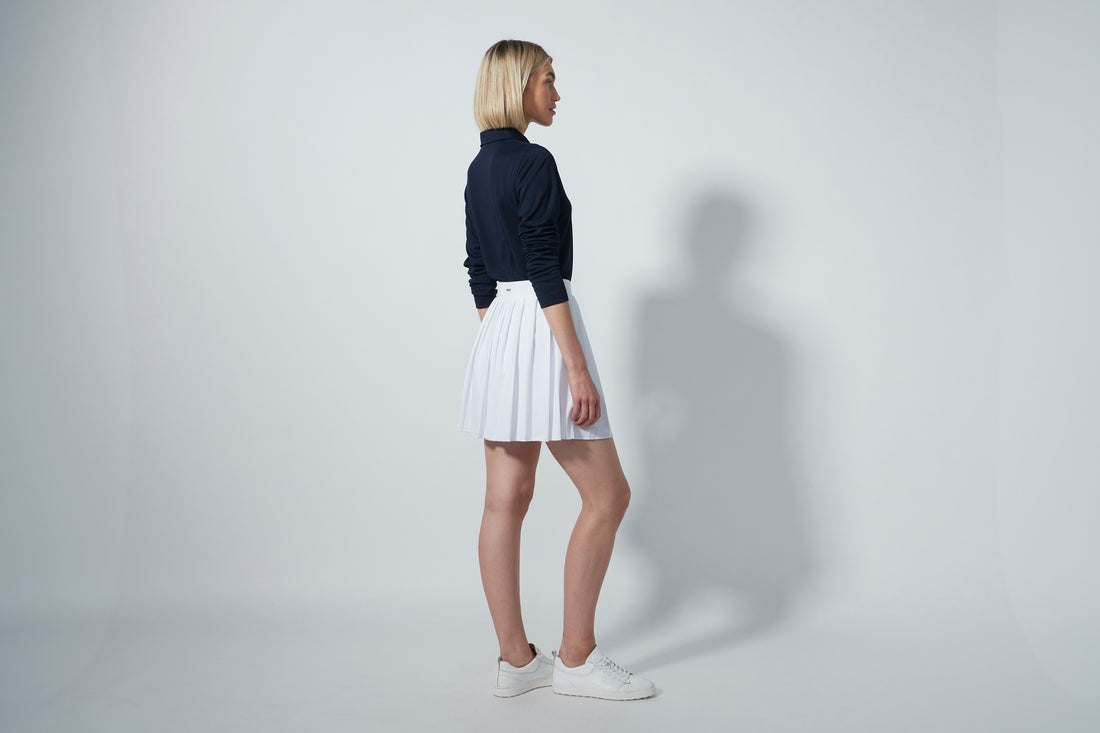 PLEATED SKORT 45 CM