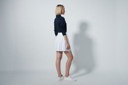 PLEATED SKORT 45 CM