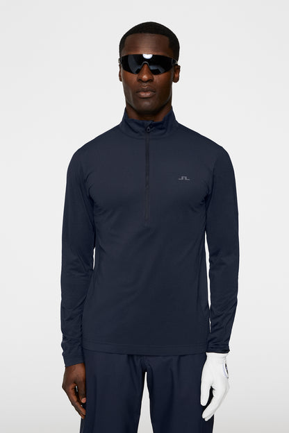 Luke Half Zip Mid Layer - Navy