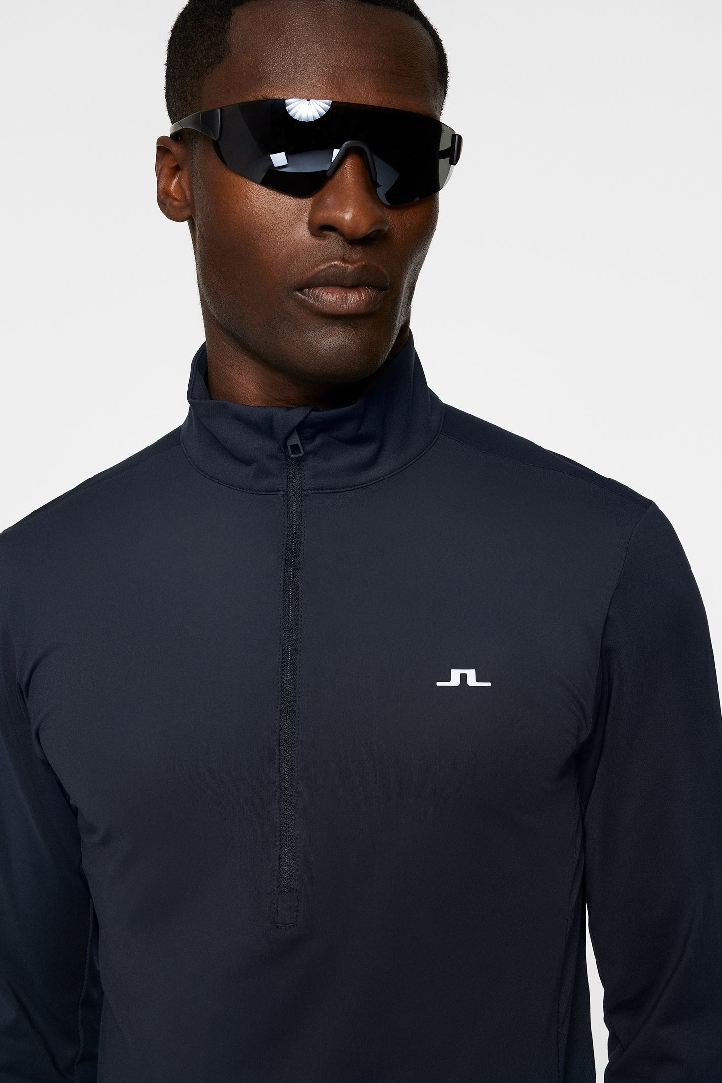 Luke Half Zip Mid Layer - Navy
