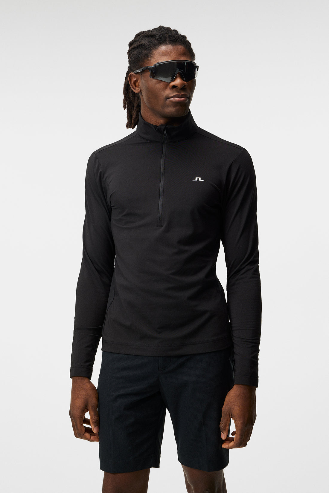 Luke Half Zip Mid Layer - Black
