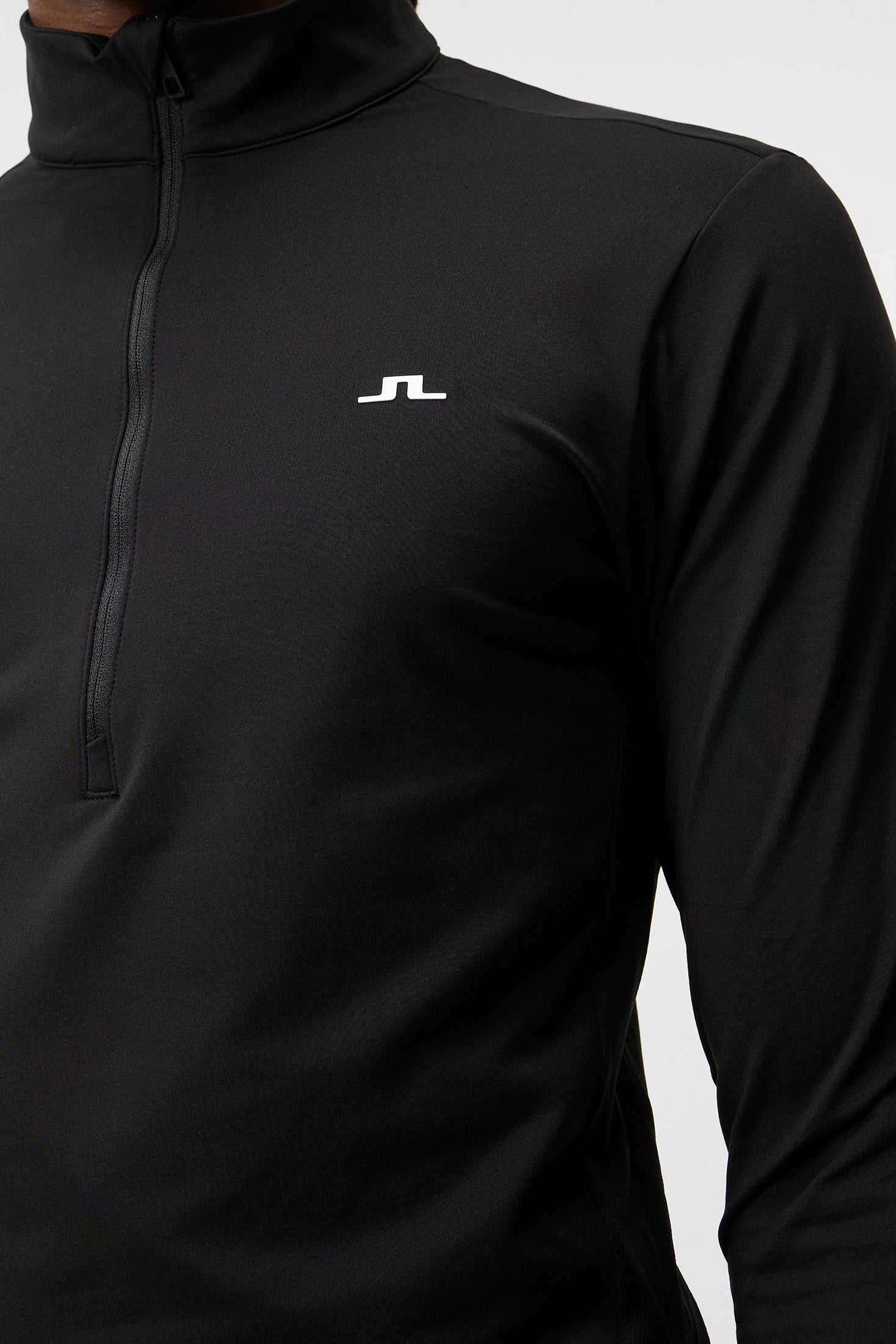 Luke Half Zip Mid Layer - Black