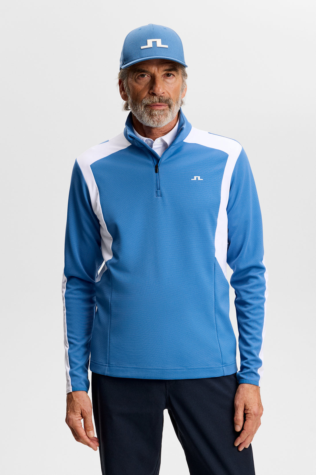 Lukas Quarter Zip Mid Layer - Federal Blue