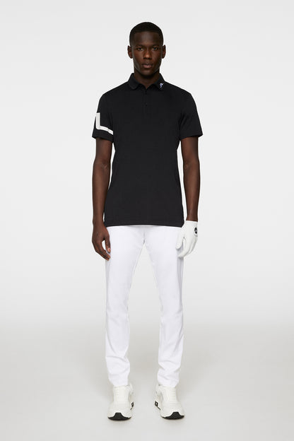 Heath Regular Fit Golf Polo - Black