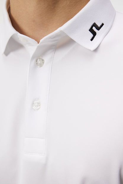 Tour Tech Reg Fit Golf Polo - White