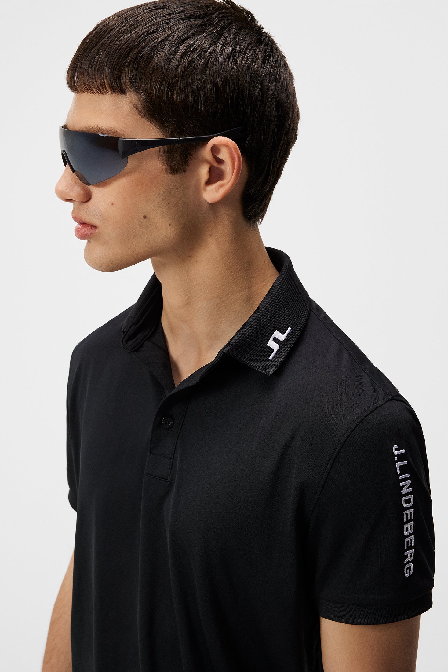 Tour Tech Reg Fit Golf Polo - Black