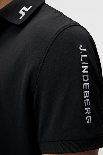 Tour Tech Reg Fit Golf Polo - Black