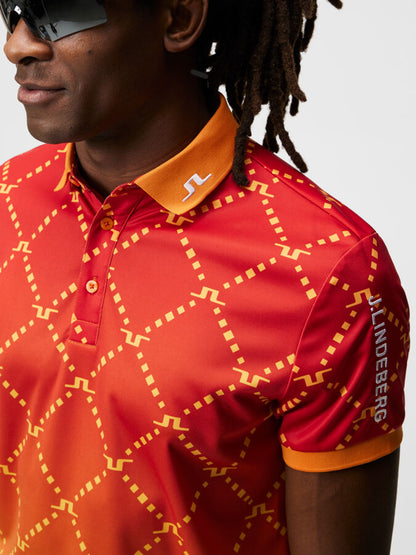 Tour Tech Reg Fit Print Polo