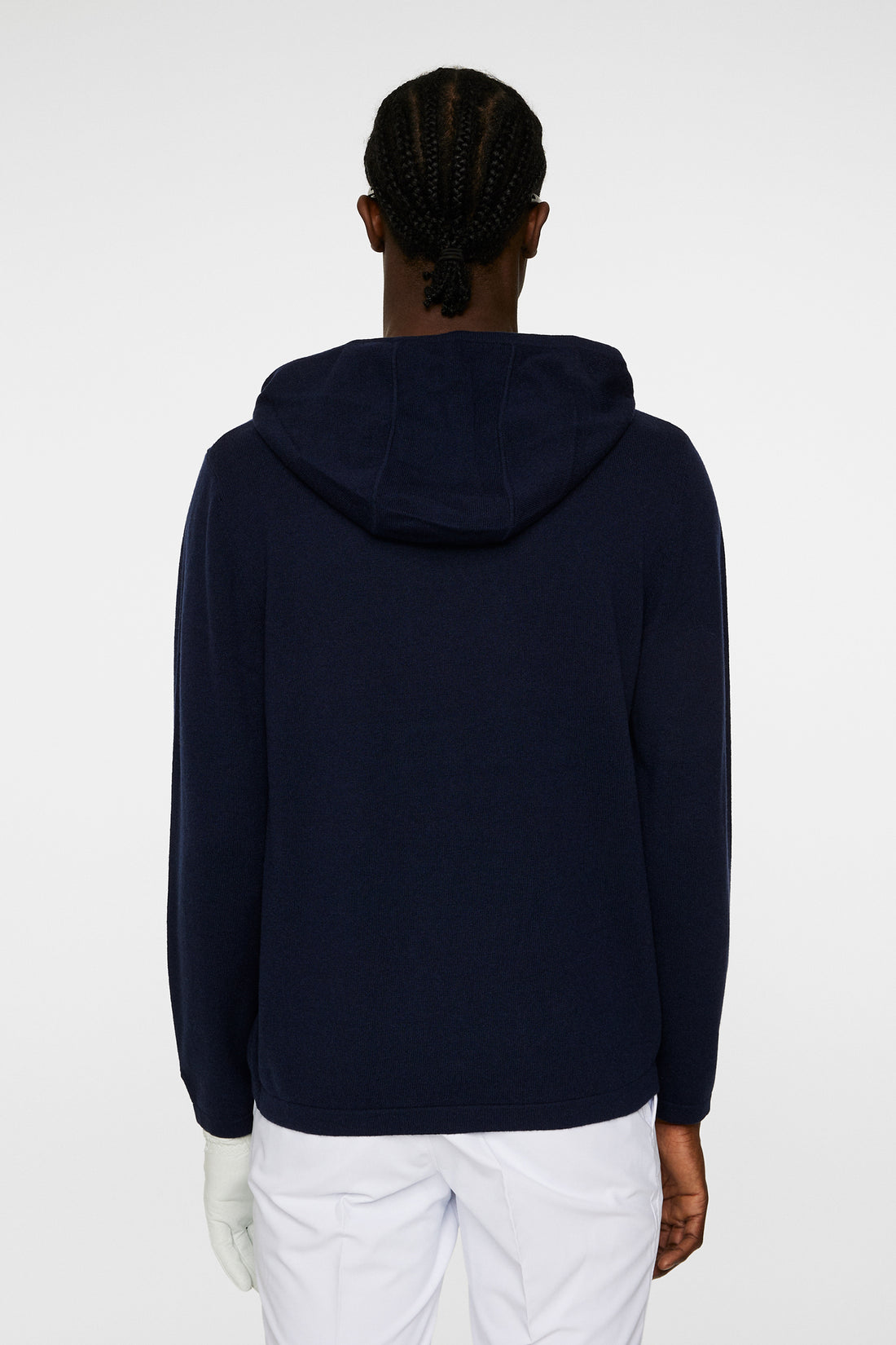 Kolton Cashmere Hoodie - JL Navy