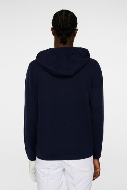 Kolton Cashmere Hoodie - JL Navy