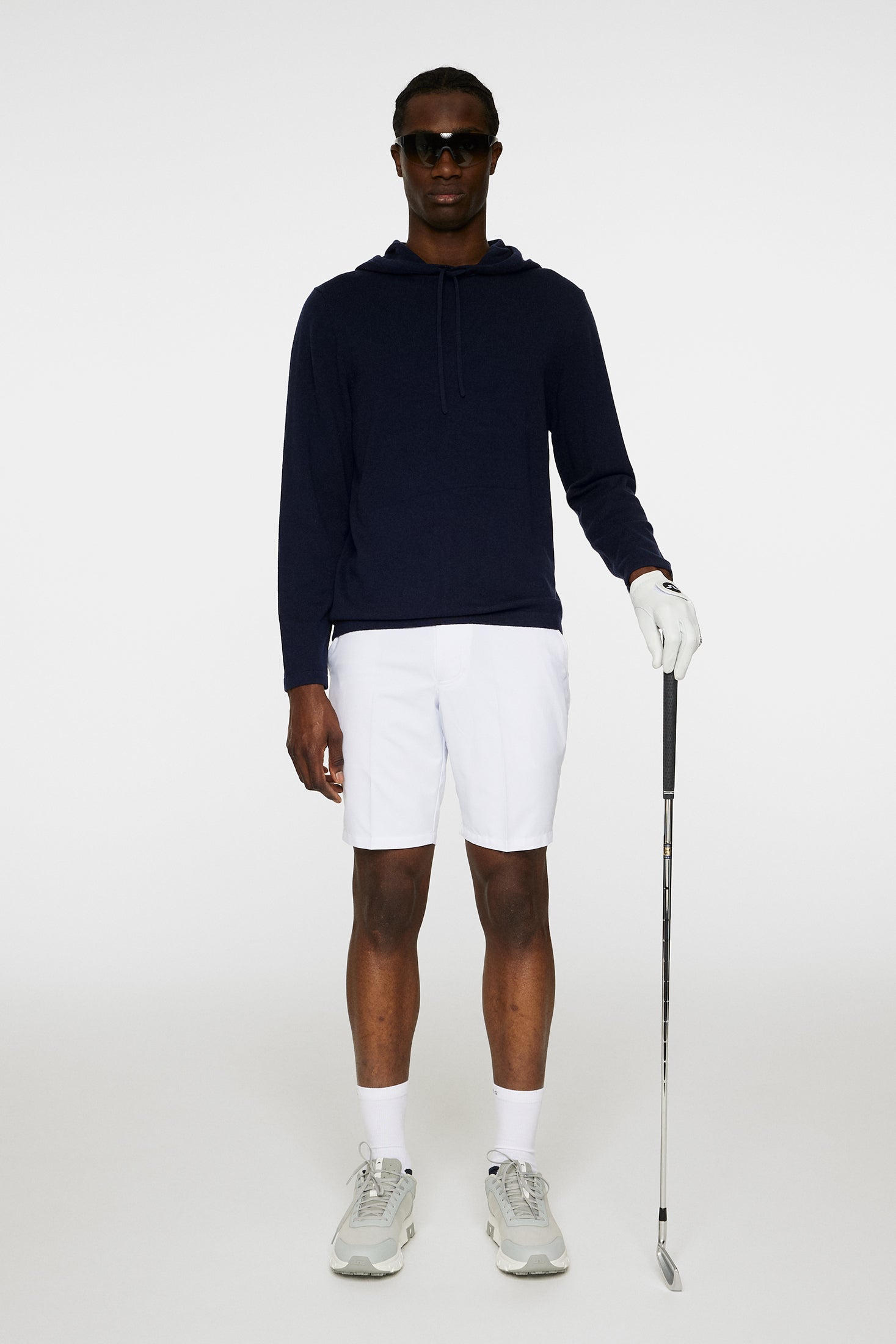 Kolton Cashmere Hoodie - JL Navy