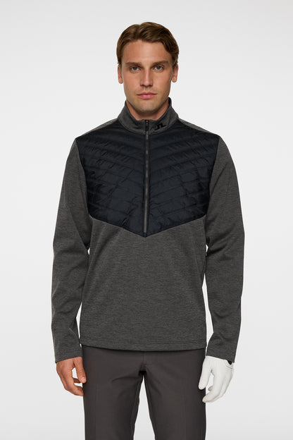 Raph Quilt Hybrid Jacket - Asphalt and Black Melange