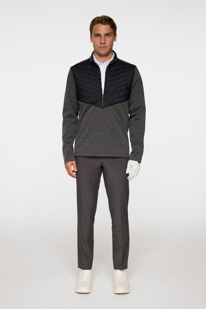 Raph Quilt Hybrid Jacket - Asphalt and Black Melange