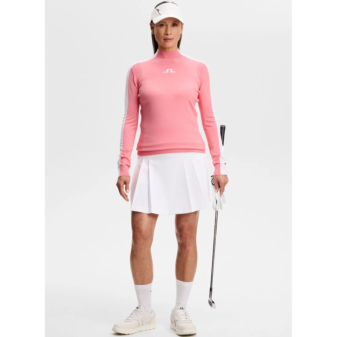 Adia Knitted Sweater - Flamingo Plume