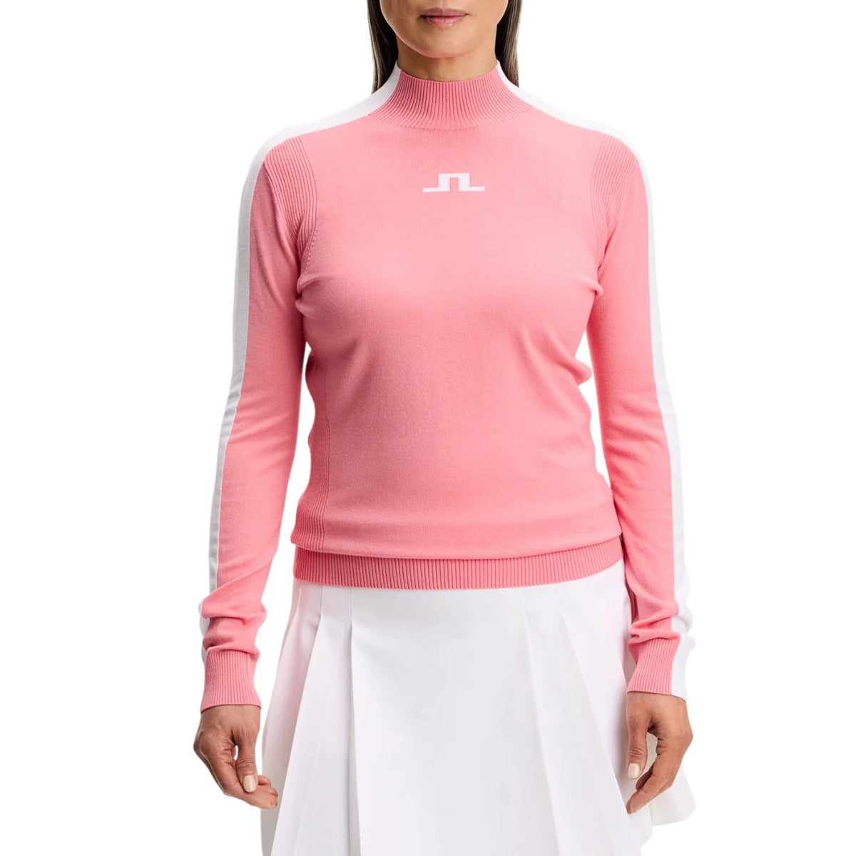 Adia Knitted Sweater - Flamingo Plume