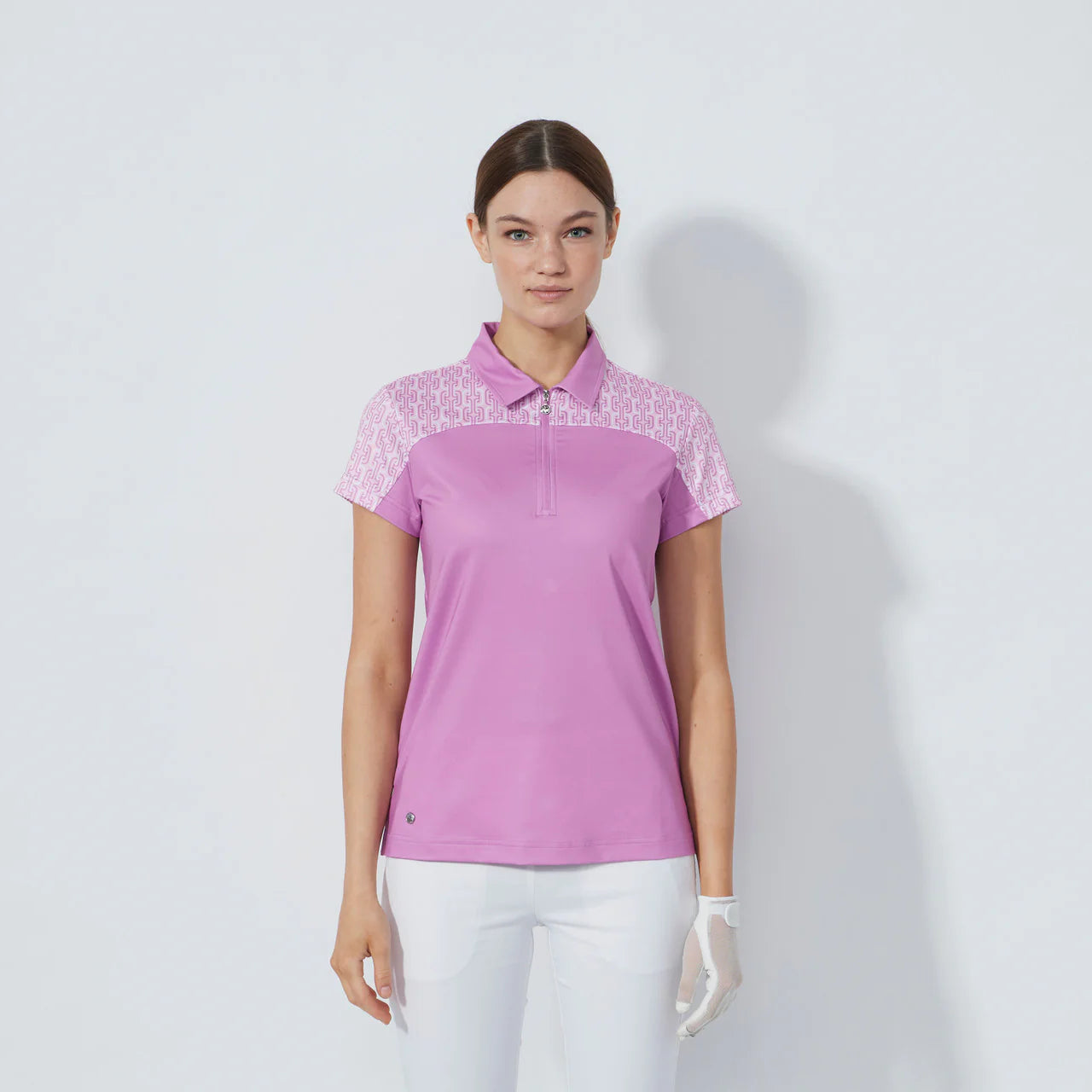 Print insert Cap Polo shirt - Veronica