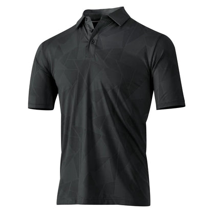 Jacquard Knit Polo Shirt