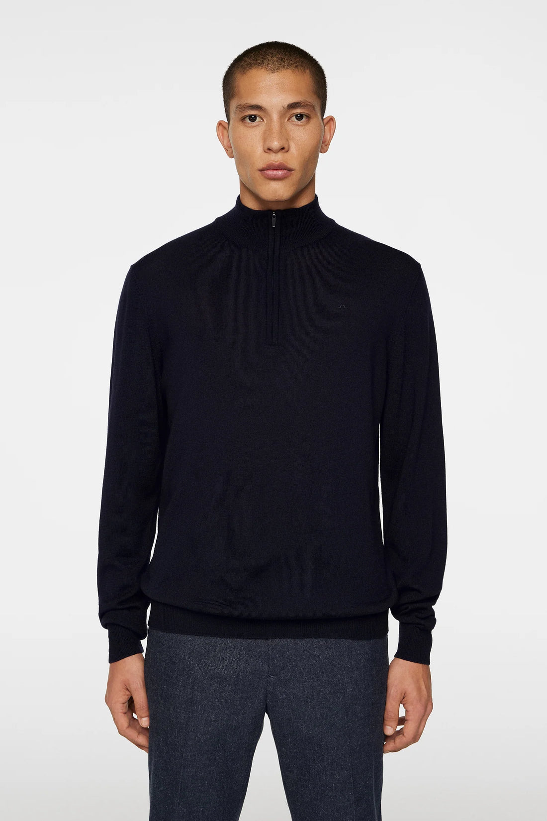 Kian Knitted Sweater - JL Navy
