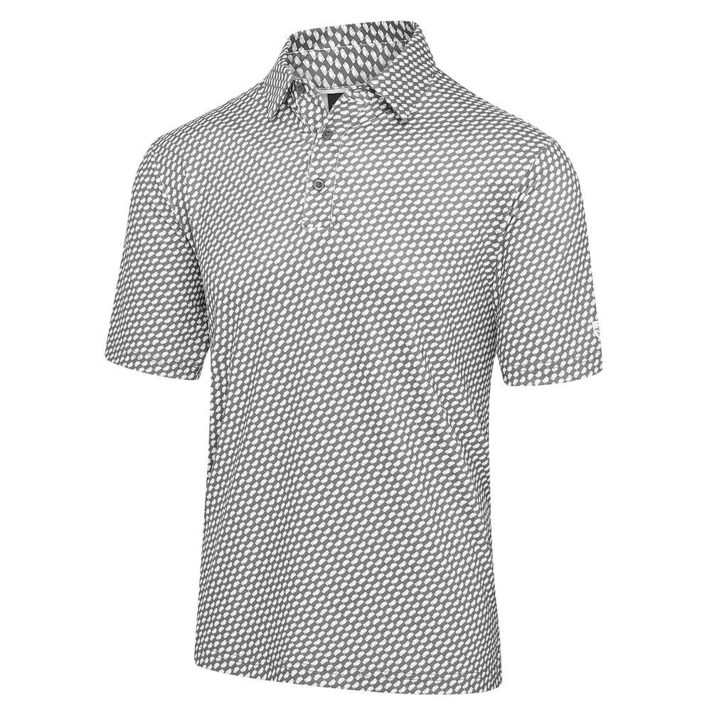 Mens Polo Abstract Print