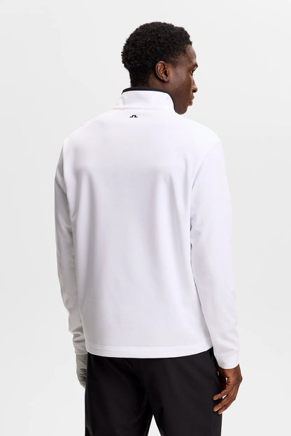 Clide Quarter Zip Mid Layer - White