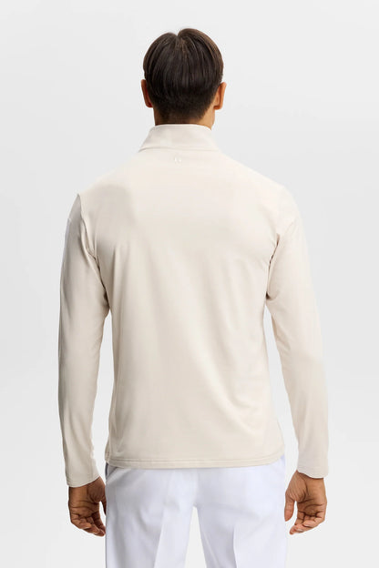 Keaton Quarter Zip Mid Layer - Moonbeam