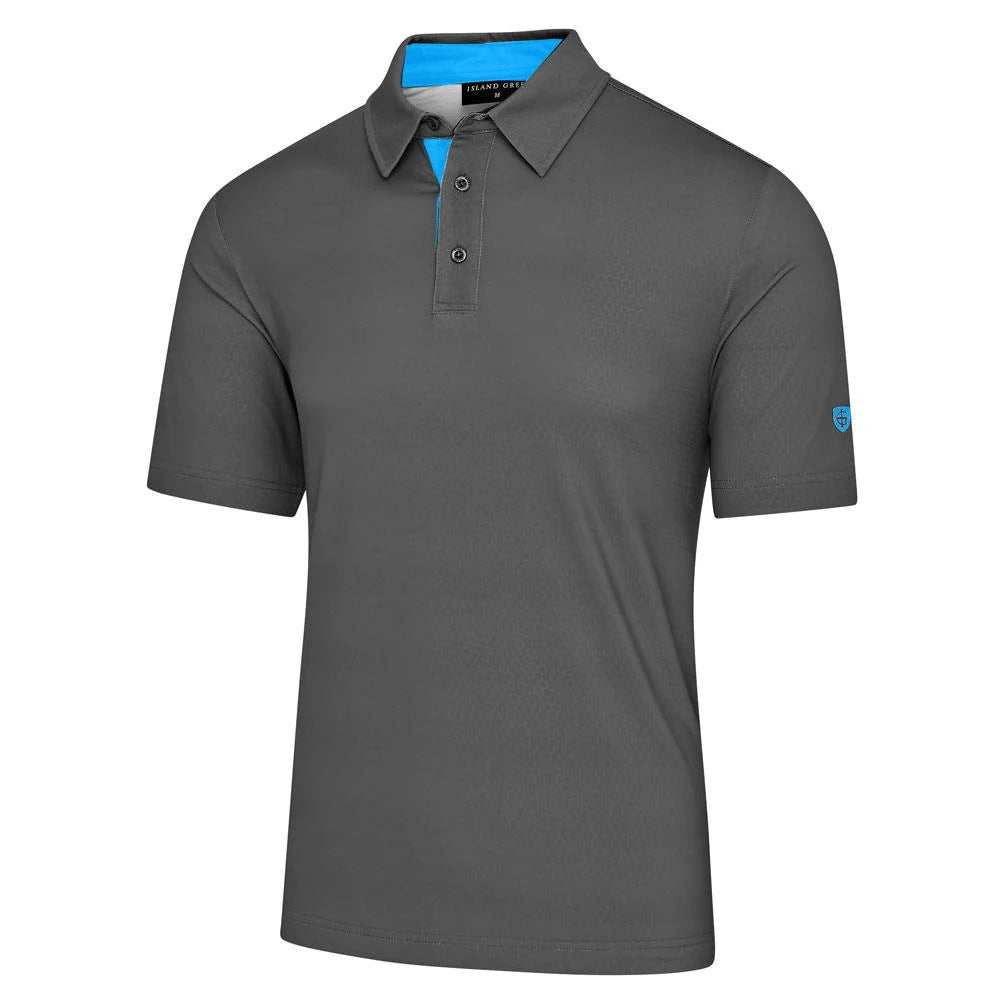 Mens Polo Laser Pattern
