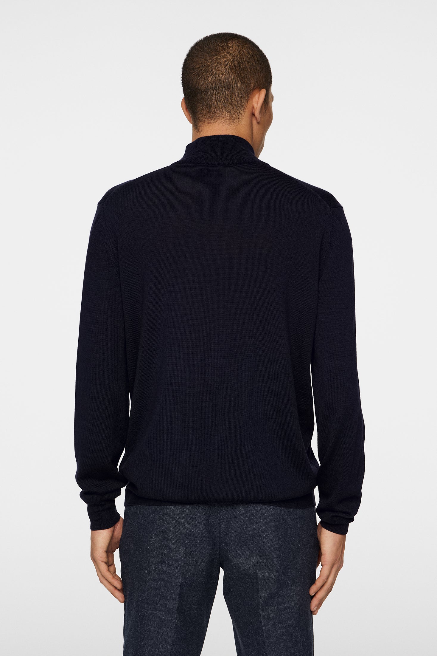 Kian Knitted Sweater - JL Navy