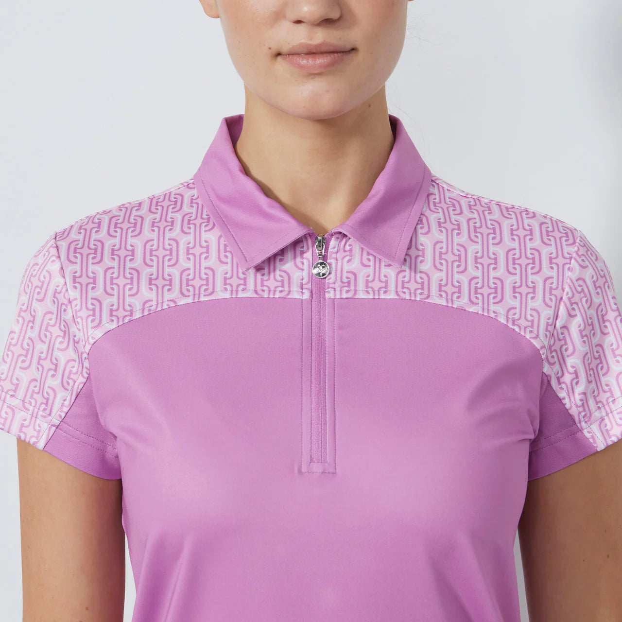 Print insert Cap Polo shirt - Veronica